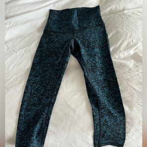 Lululemon wunder under  crop size 6
